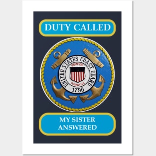 DutyCalledCoastGuard Sister Posters and Art